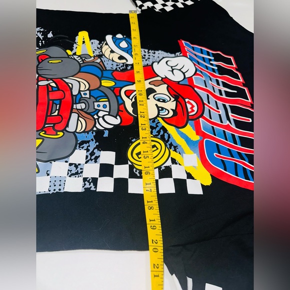 Super Mario Kart Men’s, Black Short Sleeve T-Shirt, Size Medium, Nintendo Hybrid - Picture 6 of 6
